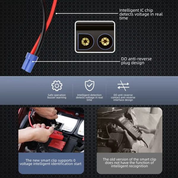 10000mAh Car Battery Booster 12V 400A Jump Starter Pack USB Charger Power Bank