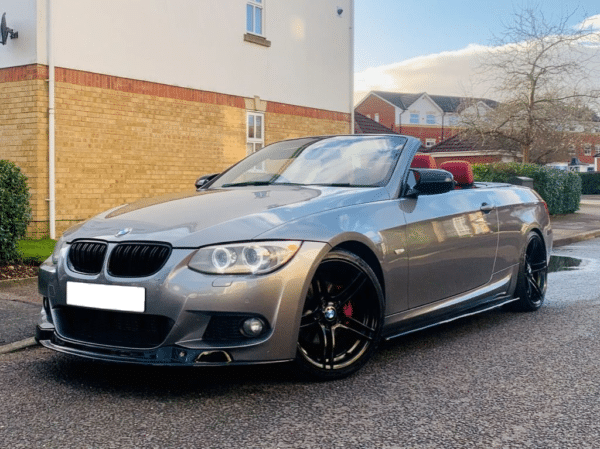 BMW E92 E93 3 Series LCI Facelift 2010-13 Gloss Black Dual Slat Kidney Grille