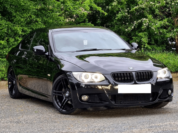 BMW E92 E93 3 Series LCI Facelift 2010-13 Gloss Black Dual Slat Kidney Grille