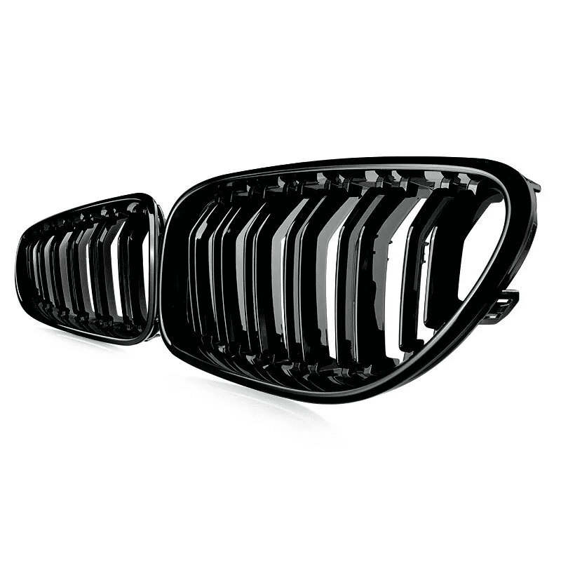 BMW F06 F12 F13 6 Series (2011-18) M6 Style Dual Slat Gloss Black Kidney Grille