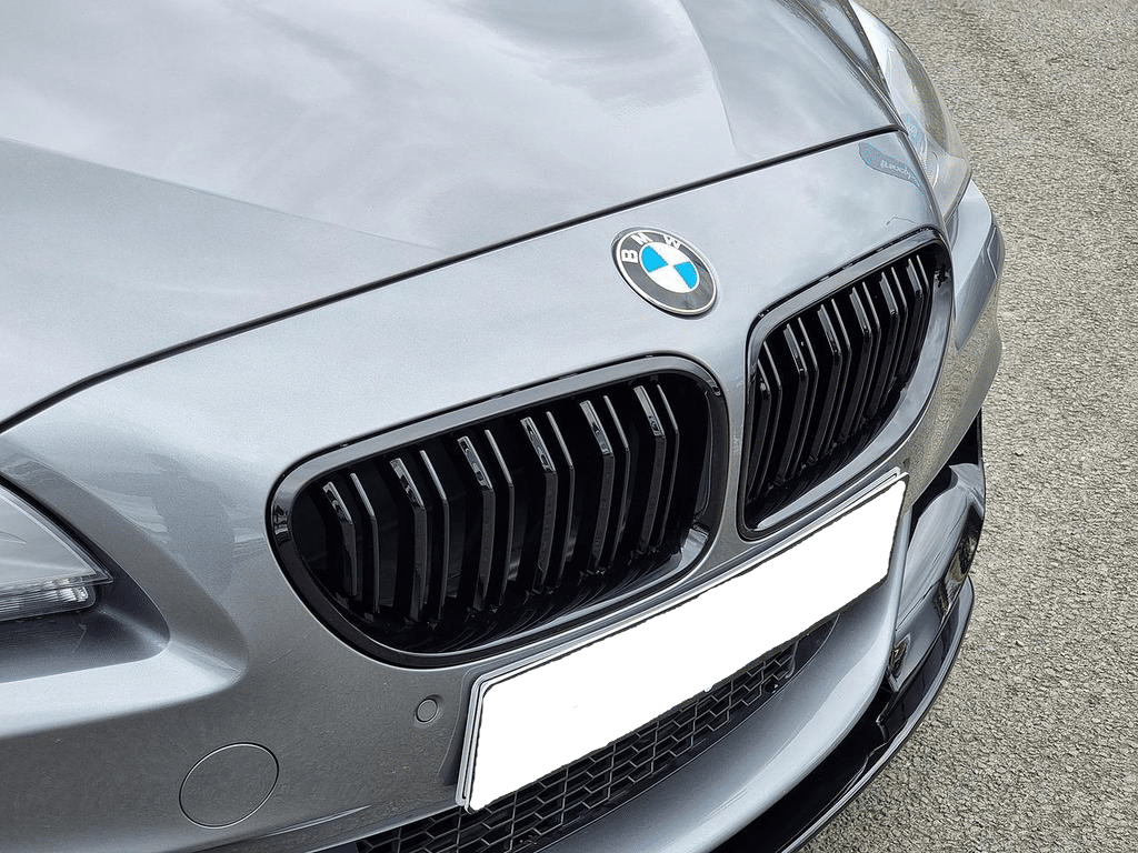 BMW F06 F12 F13 6 Series (2011-18) M6 Style Dual Slat Gloss Black Kidney Grille