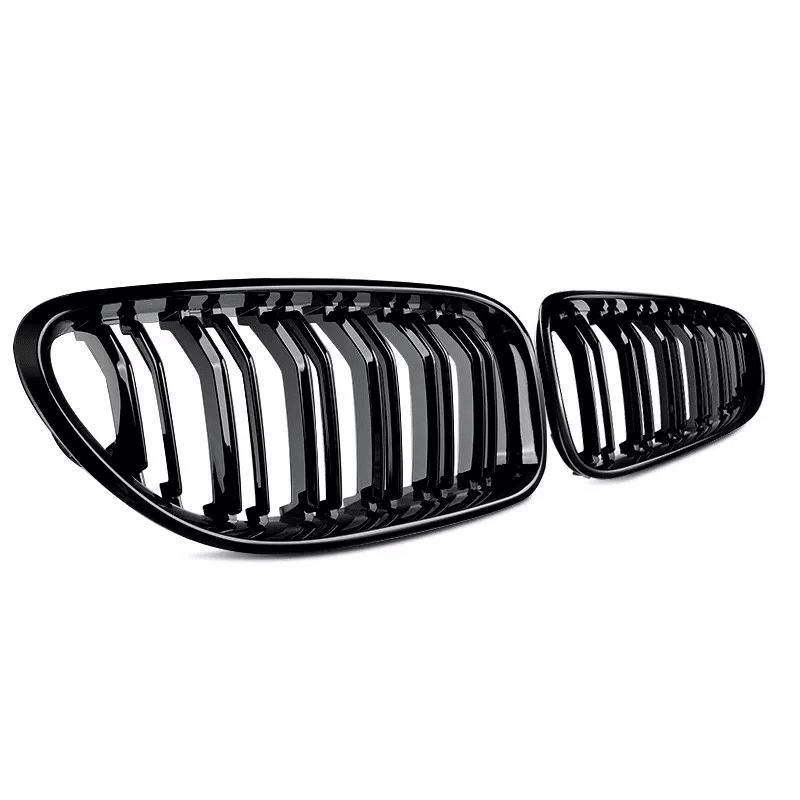 BMW F06 F12 F13 6 Series (2011-18) M6 Style Dual Slat Gloss Black Kidney Grille