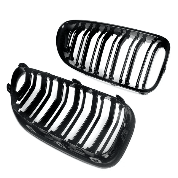 BMW F06 F12 F13 6 Series (2011-18) M6 Style Dual Slat Gloss Black Kidney Grille