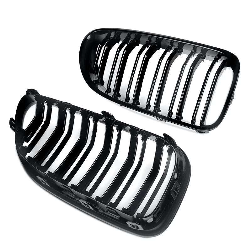 BMW F06 F12 F13 6 Series (2011-18) M6 Style Dual Slat Gloss Black Kidney Grille
