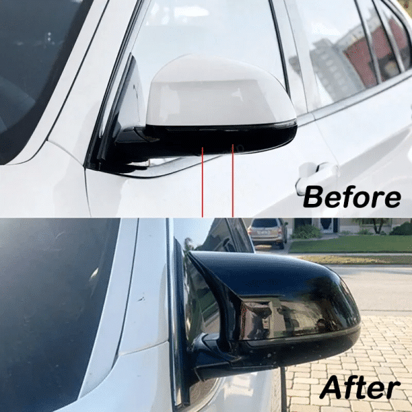 BMW F15 F16 F25 F26 X3 X4 X5 X6 M Style Gloss Black Wing Mirror Covers Caps Set