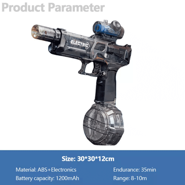 Ultimate Electric Water Gun Summer Pool Beach Battle Blaster Water Pistol Toy