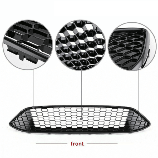 Ford Focus MK3 Facelift (2015-2018) ST Line Honeycomb Sport Gloss Black Grille