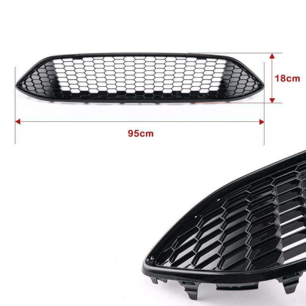 Ford Focus MK3 Facelift (2015-2018) ST Line Honeycomb Sport Gloss Black Grille