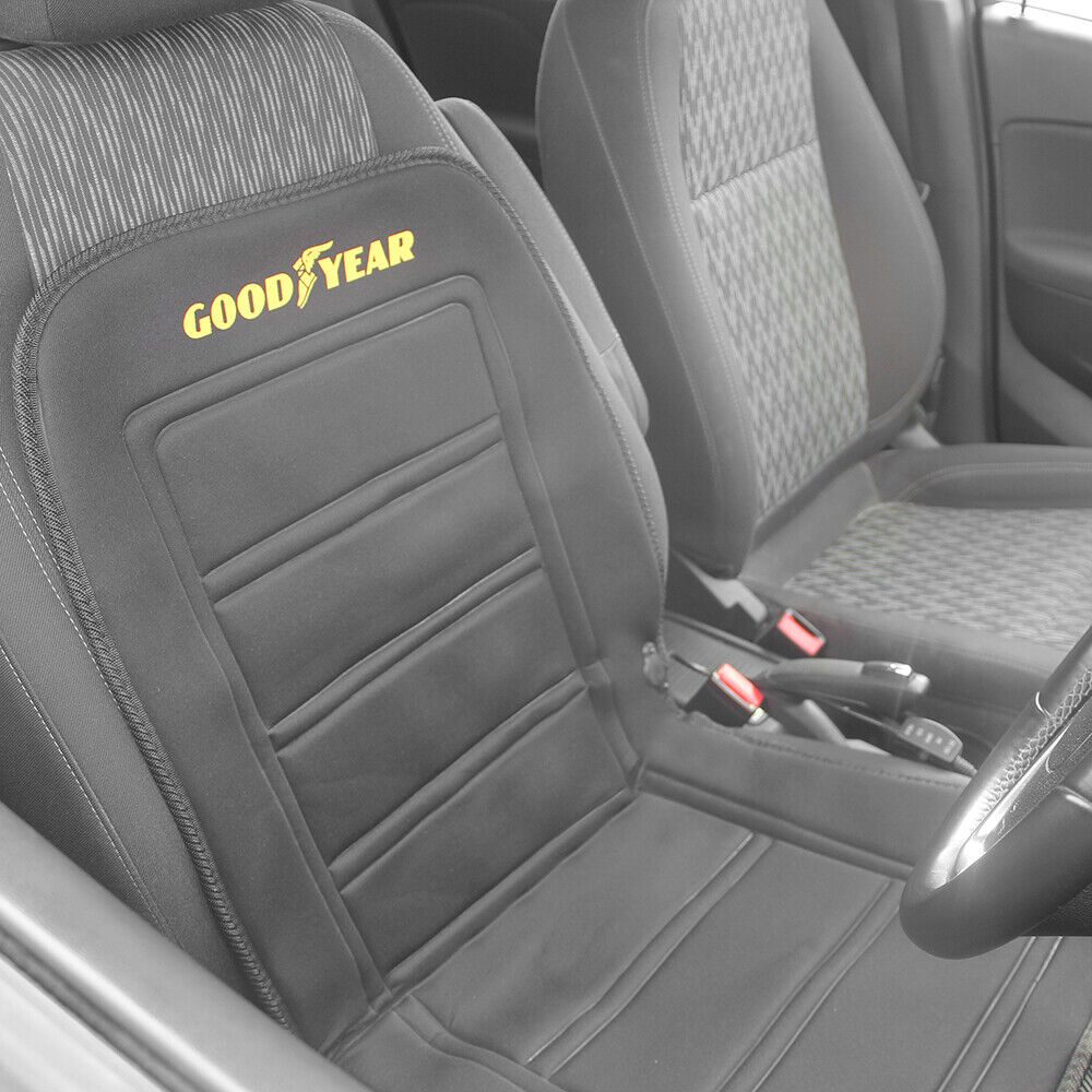 Goodyear Heated Car Seat Cushion 12V Universal Fitment Luxury Winter Heater