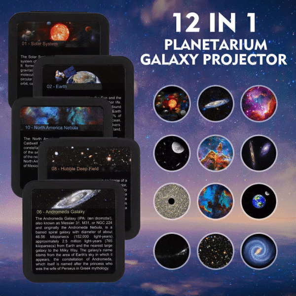 LED Galaxy Starry Sky Projector Nebula Space Night Light Planetarium Star Lamp