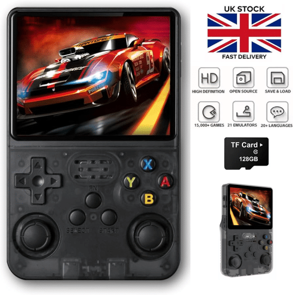 R36S Retro Handheld Portable Video Game Console 3.5″ IPS Screen 15000+ Games